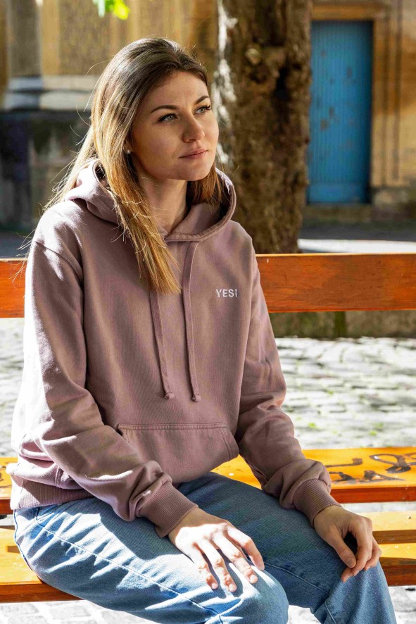 Hoodie Femme London – Coton bio chic & confort | YESI