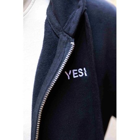 Sweat zippé Bastia Homme – Coton bio durable | YESI