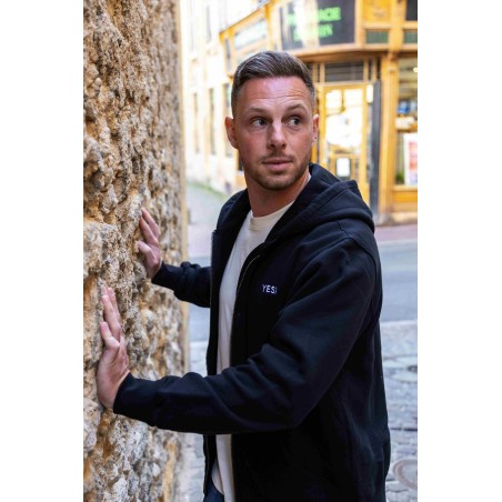 Sweat zippé Bastia Homme – Coton bio durable | YESI