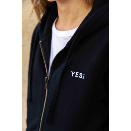 Sweat zippé Bastia Femme – Coton bio stylé | YESI